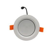 Встраиваемый светодиодный светильник 10W, 3000K, CRI80, 100гр, IP65, 220В, on/off (входит в комплект блок питания IP20, пульсация до 5%), белый - изображение 3