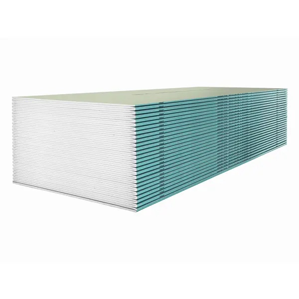 Гипсокартон влагостойкий 12.5 мм Knauf 2500x1200 мм 3 м2 - изображение 3