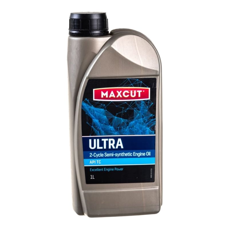 Масло 2-х тактное полусинтетическое MAXCUT ULTRA Semi-Synthetic 2T, 1л