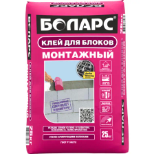Клей для блоков Боларс Монтажный 25 кг - изображение 5