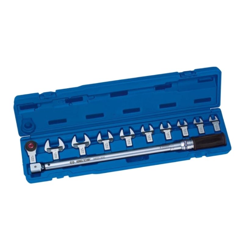 345202D11MR Ключ динамометрический King Tony 1/2″ 40-200 Нм (с набором насадок)