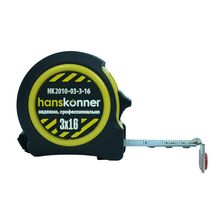 Рулетка 3x16мм, 2 стопа, компактный корпус, мощный магнит, Hanskonner - изображение 8