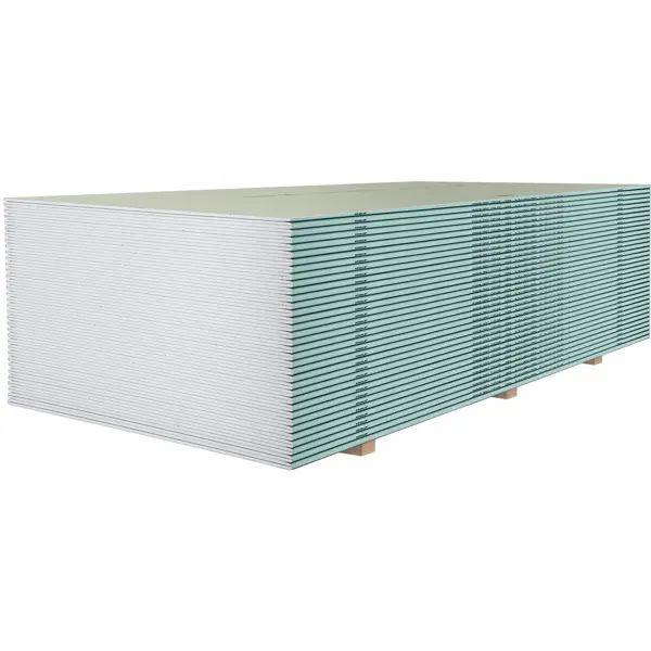 Гипсокартон влагостойкий 9.5 мм Knauf 2500x1200 мм 3 м2 - изображение 4