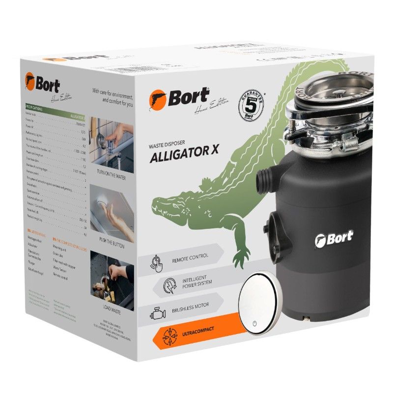 Измельчитель пищевых отходов Bort Alligator X - изображение 15