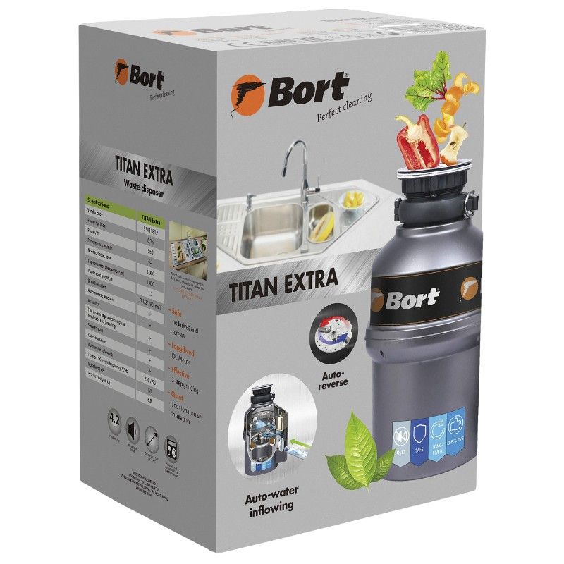 Измельчитель пищевых отходов Bort TITAN Extra - изображение 6