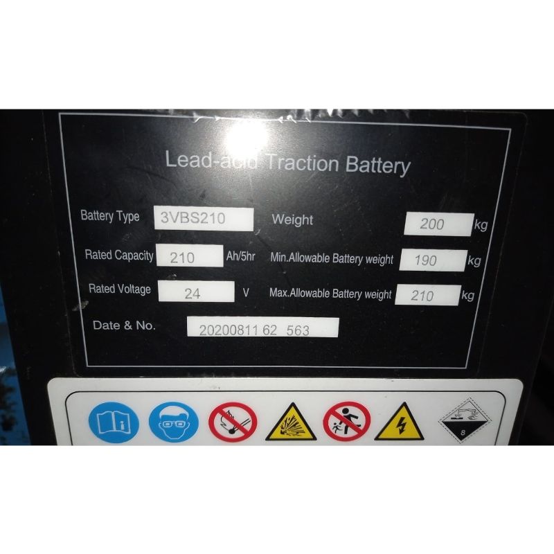 Аккумулятор для тележек CBD20R-II 24V/210Ah (WET battery) свинцово-кислотный - изображение 2