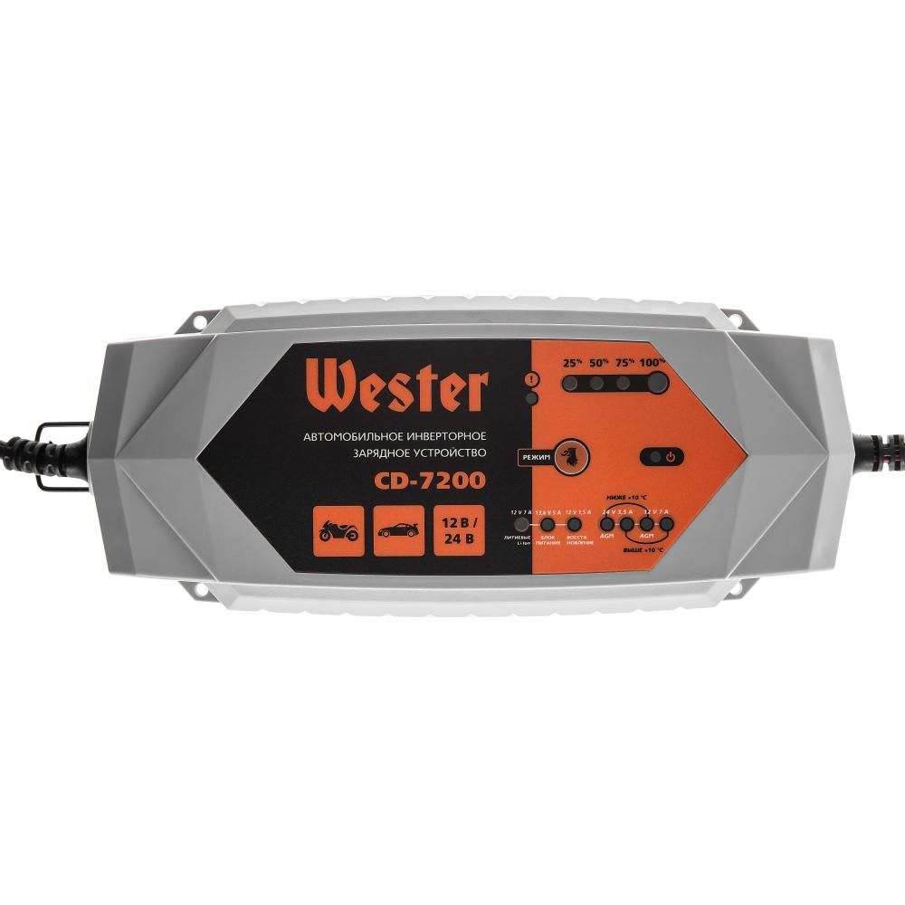 Зарядное инверторное устройство CD-7200 WESTER, 356927 - изображение 2