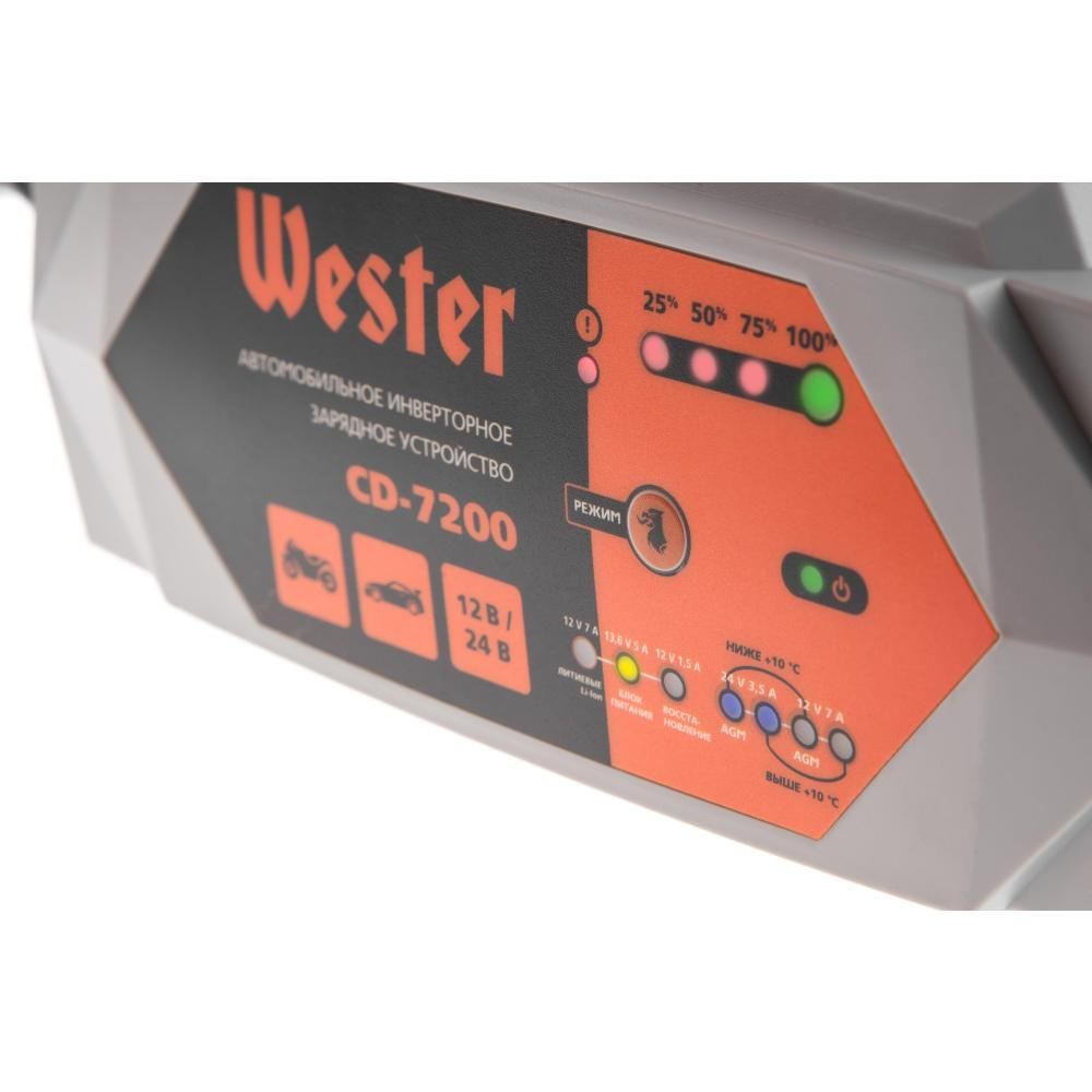 Зарядное инверторное устройство CD-7200 WESTER, 356927 - изображение 5