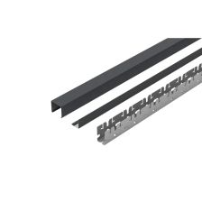 Комплект кубообразного реечного подвесного потолка CESAL 1.7x1.7м AR C 30/27 графит - изображение 8
