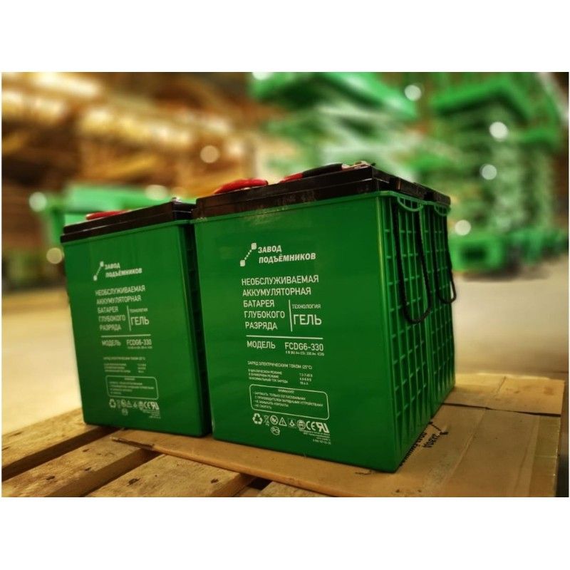Завод подъемников Тяговый гелевый аккумулятор FCDG6-330AF 6V 330Ah 00-000009 - изображение 3