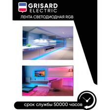 Лента светодиодная GRISARD ELECTRIC 20 метров RGB LED многоцветная с пультом 32шт - изображение 14