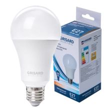 Лампа светодиодная GRISARD ELECTRIC A70 Е27 25Вт 4000К 220В, Нейтральный белый свет 100 шт - изображение 3