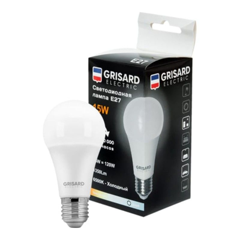 Лампа светодиодная GRISARD ELECTRIC GRE-002-0012 10 шт - изображение 4