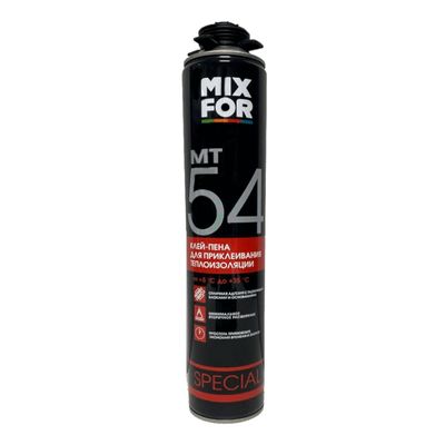 Клей-пена MIXFOR МТ55 полиуретановая всесезонная (для блоков) 850 мл - изображение 4