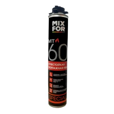 Пена монтажная профессиональная MIXFOR Foam Pro МТ65 (от -10 до +30 С) 750ml - изображение 8