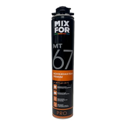 Пена монтажная профессиональная MIXFOR Foam Pro МТ66 (от -10+30 С) 850ml - изображение 5