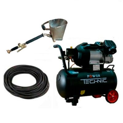 Текстурный хоппер пистолет RK-3 Pro (Al) c 5 соплами, воздушным краном и алюминиевым бачком. - изображение 7
