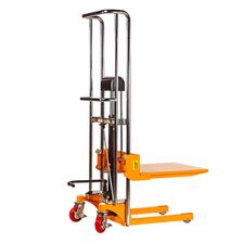 Мини-штабелер ручной SMARTLIFT PJ4150 400 кг; 1,5 м с вилами и площадкой - изображение 2
