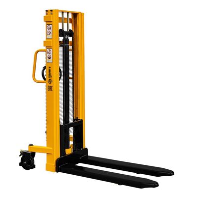 Мини-штабелер ручной SMARTLIFT PJ4150 400 кг; 1,5 м с вилами и площадкой - изображение 4
