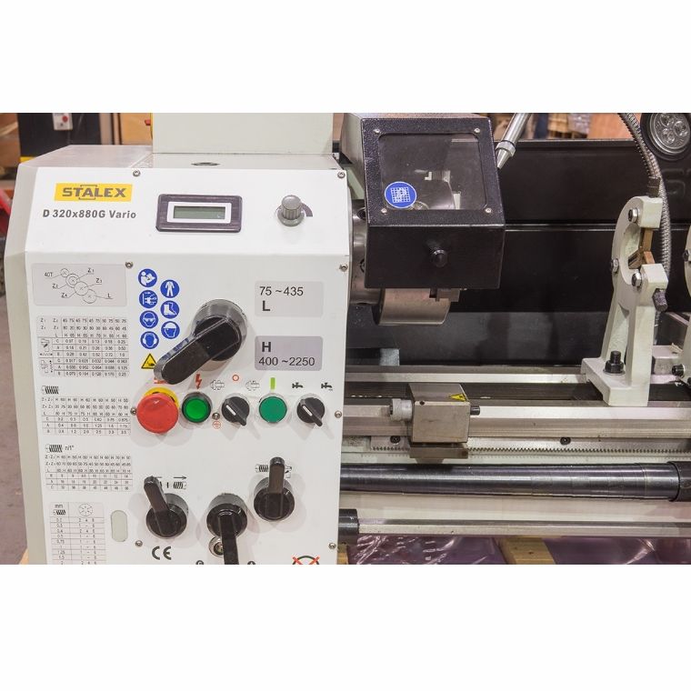 Настольный токарный станок Stalex D320x880G Vario зона обработки 320х880 мм (230В) - изображение 3