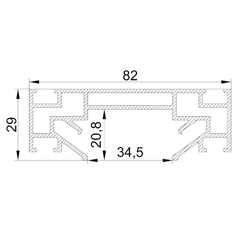 Алюминиевый профиль SWG Pro 022510 - изображение 3