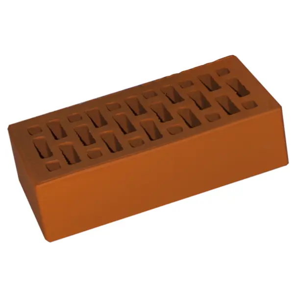 Кирпич облицовочный TERRACOTTA Новомосковск М150 красный гладкий 250x120x65 мм 1 НФ