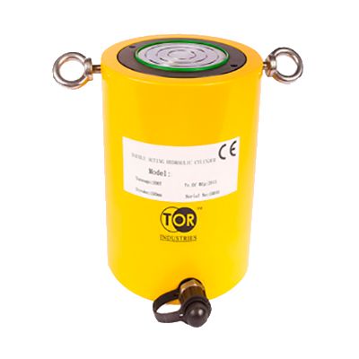 Домкрат гидравлический телескопический низкий TOR HHYG-100D (ДТ100Г69) 100 т, 3ур 1004679 - изображение 6