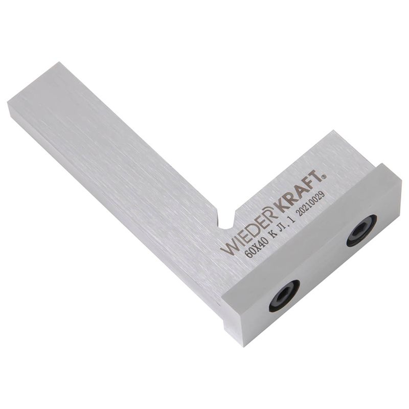 Угольник WIEDERKRAFT поверочный 90град. 60x40x20x5 мм кл. 1 WDK-MR6040 - изображение 3